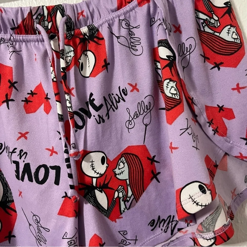 Disney The Nightmare Before Christmas Christmas Womens 2Piece Pajama Set Medium - Picture 7 of 11